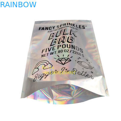 Holograficzne opakowanie Stand Up Zipper Etui na torby Personalizacja Printed Plastic