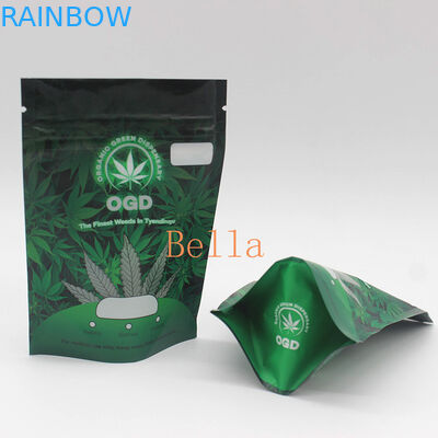 Wyczyść Front Mylar Zip Plastic Bags CBD Frog Chew Gummies Package Saszetka