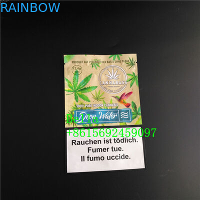 Mylar Herbal Incense Packaging Ziplock Liście tytoniowe Stand Up Bag 120-180 Mic Grubość