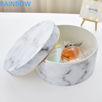 Opakowanie kartonowe wodoodporne do recyklingu Pudełko kartonowe okrągłe z logo