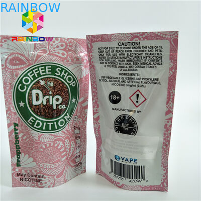 Materiał laminowany Torebki plastikowe Opakowania Ziplock Stand Up Bags With One Way Valve