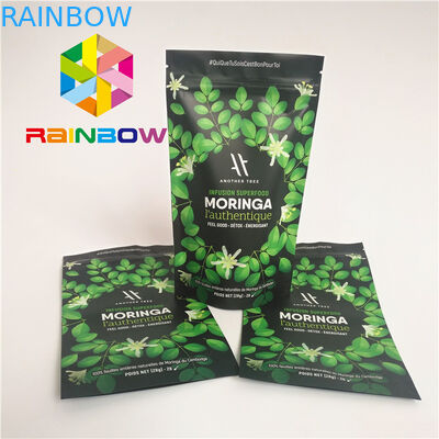 Matowe Wykończenie Powierzchniowe Plastikowe Torebki Opakowanie Zipper Stand Up Protein Powder Bag