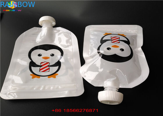 FDA / SGS Worki wylewowe Opakowania Folia aluminiowa Stand Up Torby na płynne produkty spożywcze / napoje