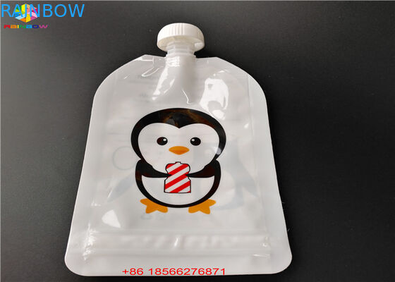 FDA / SGS Worki wylewowe Opakowania Folia aluminiowa Stand Up Torby na płynne produkty spożywcze / napoje