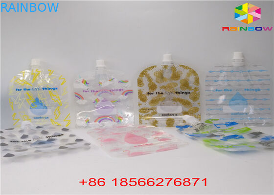 FDA / SGS Worki wylewowe Opakowania Folia aluminiowa Stand Up Torby na płynne produkty spożywcze / napoje