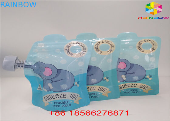 FDA / SGS Worki wylewowe Opakowania Folia aluminiowa Stand Up Torby na płynne produkty spożywcze / napoje