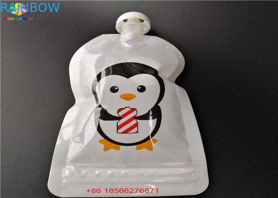 Wielokrotnego użytku Torby z płynną wylewką, Torebki Stand Up z nakrętką do soku Doypack Foil