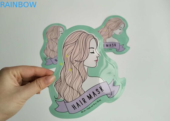 Specjalny kształt folia aluminiowa boczny klin Plastikowe torby kosmetyczne na twarz Maska opakowania