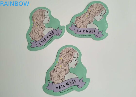 Specjalny kształt folia aluminiowa boczny klin Plastikowe torby kosmetyczne na twarz Maska opakowania