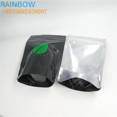 Holograficzne plastikowe torebki do herbaty Opakowanie do kawy Eko torba z jedzeniem z jednej strony Wyczyść