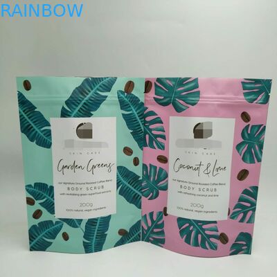 Holograficzne plastikowe torebki do herbaty Opakowanie do kawy Eko torba z jedzeniem z jednej strony Wyczyść