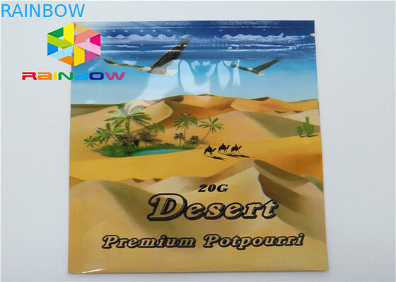 CMYK drukowanie opakowań termokurczliwych, odporne na zapachy torby na zamek błyskawiczny