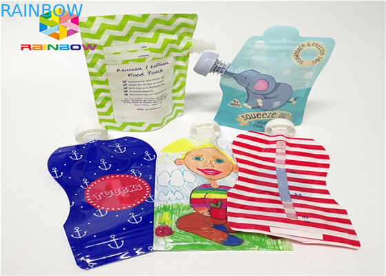 Folia aluminiowa Stand Up Wysuwana torebka Opakowanie Dostosowane drukowanie 120 ml plastiku