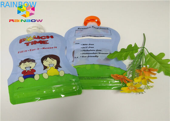 Folia aluminiowa Stand Up Wysuwana torebka Opakowanie Dostosowane drukowanie 120 ml plastiku