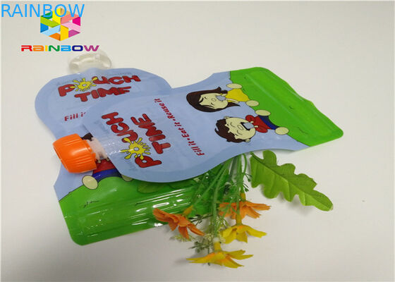 Folia aluminiowa Stand Up Wysuwana torebka Opakowanie Dostosowane drukowanie 120 ml plastiku