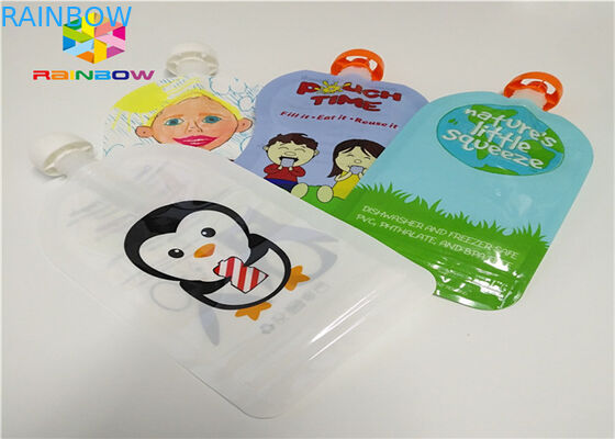 Folia aluminiowa Stand Up Wysuwana torebka Opakowanie Dostosowane drukowanie 120 ml plastiku