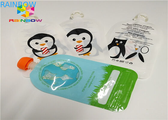 Folia aluminiowa Stand Up Wysuwana torebka Opakowanie Dostosowane drukowanie 120 ml plastiku