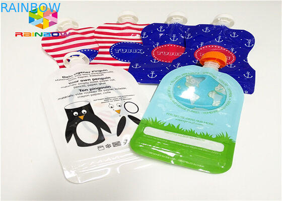 Folia aluminiowa Stand Up Wysuwana torebka Opakowanie Dostosowane drukowanie 120 ml plastiku