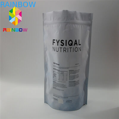 Zamykane na suwak woreczki z tworzywa sztucznego Opakowanie Dwustronne, matowe, złote, płaskie, bezpieczne worki na żywność