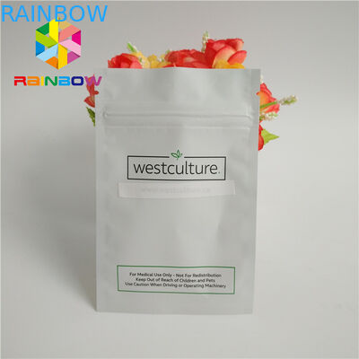 Kosmetyczny kremowy zamek błyskawiczny, zapinany woreczek z folii aluminiowej