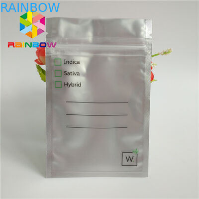 Kosmetyczny kremowy zamek błyskawiczny, zapinany woreczek z folii aluminiowej