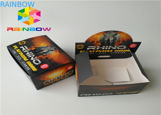 Wytłoczony papier drukarski Opakowanie tekturowe Mały produkt towarowy z oknem