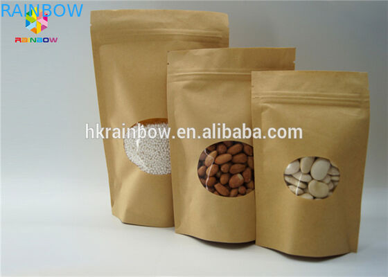 Mała aluminiowa folia Zip Lock Papierowa torebka do pakowania Doypack Matte Effect For Food