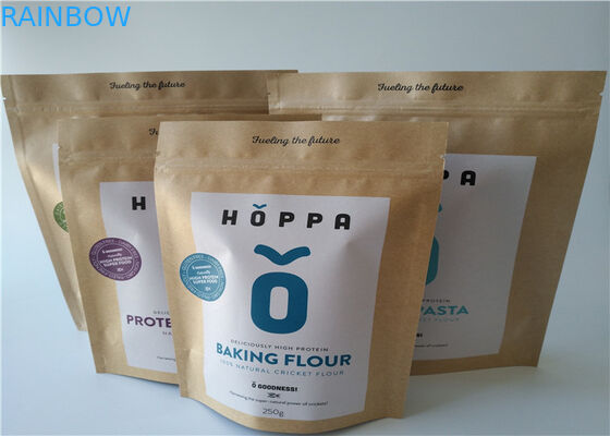 Mała aluminiowa folia Zip Lock Papierowa torebka do pakowania Doypack Matte Effect For Food