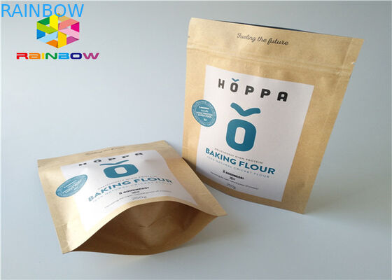 Papier pakowy Dostosowane torby papierowe Folia aluminiowa Mylar Ziplock Bariera wilgoci