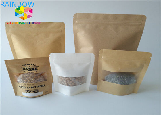 Papier pakowy Dostosowane torby papierowe Folia aluminiowa Mylar Ziplock Bariera wilgoci