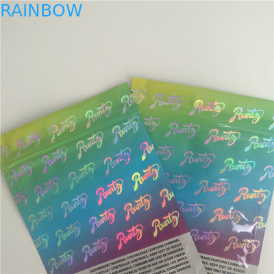 Drukowanie z hologramem Pakowanie ziołowych kadzidełek, ciasteczka Stand Up Plastikowa torebka na egzotyczne egzotyki Big Als