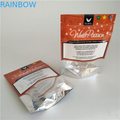 Resealable Matte Stand Up Torby wielokrotnego użytku Ziplock Herbal Incense Pouches Dostosowany rozmiar