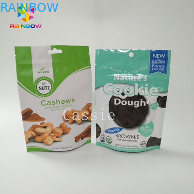 Druk wklęsły Stand Up Torba z folii aluminiowej Zamek błyskawiczny dostosowany do żywności w proszku