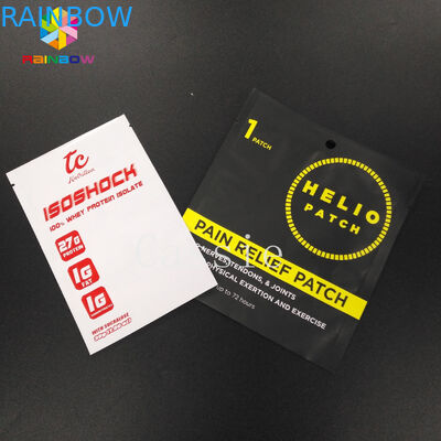 Mylar Pouch Grip Seal Torby Przechowywanie żywności klasy Kosmetyczne proszki do herbaty Próbki