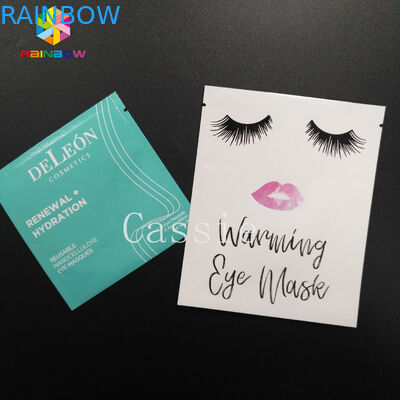 Laminat PE PET Folia Aluminiowa Etui Opakowanie Twarzy Maska Plastikowe Torby Z Wklęsłym CMYK