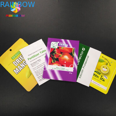 Torby na żywność Food Grade Grip Folia aluminiowa Przechowywanie Maska kosmetyczna Pakowanie na herbatę Snack Nut Bean