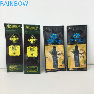 OEM Woreczki z tworzywa sztucznego odporne na zapachy Opakowania Ziplock Folia aluminiowa Cbd Gummy Bear Bud Seeds Pouch