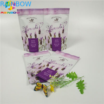 Niestandardowe Matte Printing Folia Pouch Opakowanie Płaskie Dno Body Peeling Bag Z Zipper