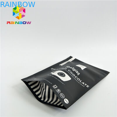 Folia aluminiowa Stojak na woreczki do kawy Opakowanie Niestandardowy rozmiar z zaworem / zamkiem