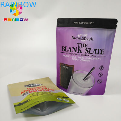 Resealable Snack Bag Packaging Folia aluminiowa Stand Up Doypack Zip Lock Pouch