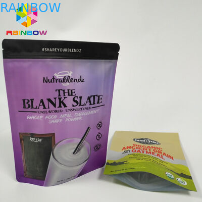 Resealable Snack Bag Packaging Folia aluminiowa Stand Up Doypack Zip Lock Pouch