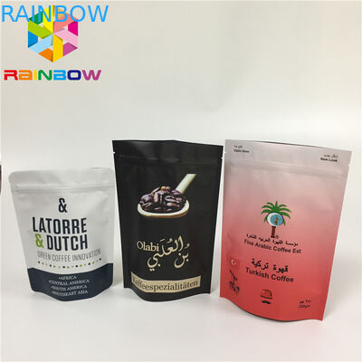 MOPP Niestandardowe drukowanie Torby z folii aluminiowej Odporne na wilgoć Zipper Lock Z zaworem