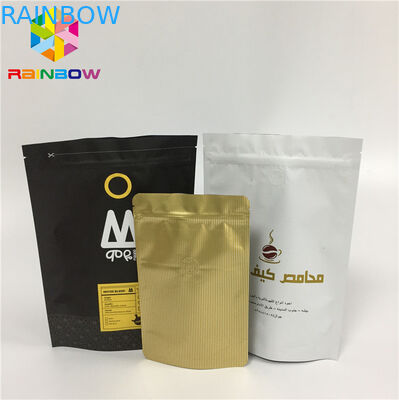 MOPP Niestandardowe drukowanie Torby z folii aluminiowej Odporne na wilgoć Zipper Lock Z zaworem