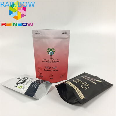 MOPP Niestandardowe drukowanie Torby z folii aluminiowej Odporne na wilgoć Zipper Lock Z zaworem