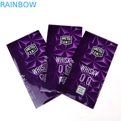 Odporne na promieniowanie UV etykiety termokurczliwe Wodoodporne kolorowe do plastikowych etykiet na butelki z wodą