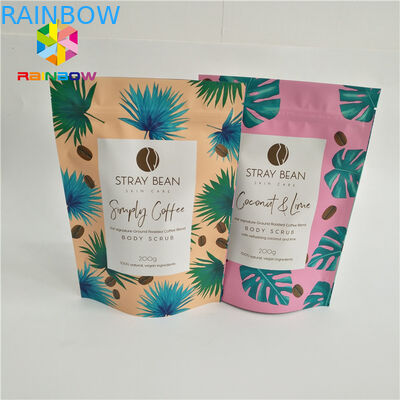 wstać torebka na zamek niestandardowe torby z nadrukiem plastikowa torba na kawę pakiet żywności runtz pakowanie matowa błyszcząca wilgoć