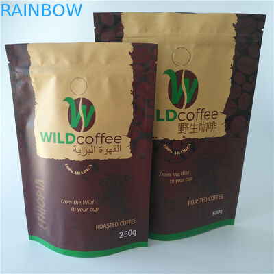 Folia aluminiowa z nadrukiem na zamówienie Stand Up Pouch Recykling Matte Finish PDA SGS Approval