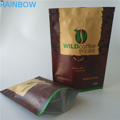 Folia aluminiowa z nadrukiem na zamówienie Stand Up Pouch Recykling Matte Finish PDA SGS Approval