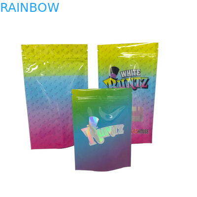 Zapakowane torebki na przekąski z zamkiem błyskawicznym, laminowane niestandardowe torby na przekąski