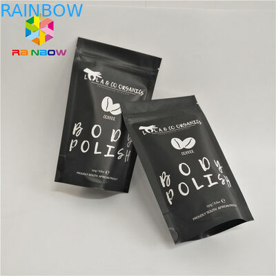 palstic zipper laminowane torby do kawy zwykły biały stand up etui z ziplock wycięcia z łezkami opakowanie do 500g 1 kg 3 kg